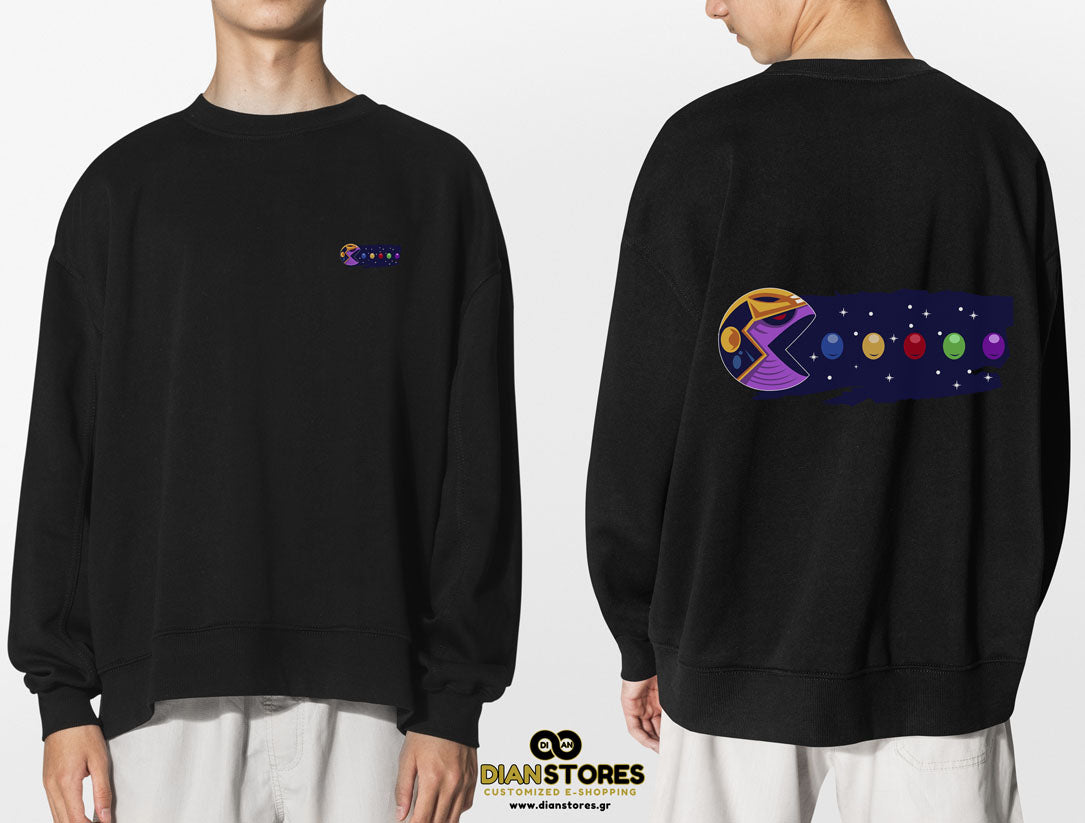 Φούτερ Μπλόυζα Infinity Gauntlet Pacman