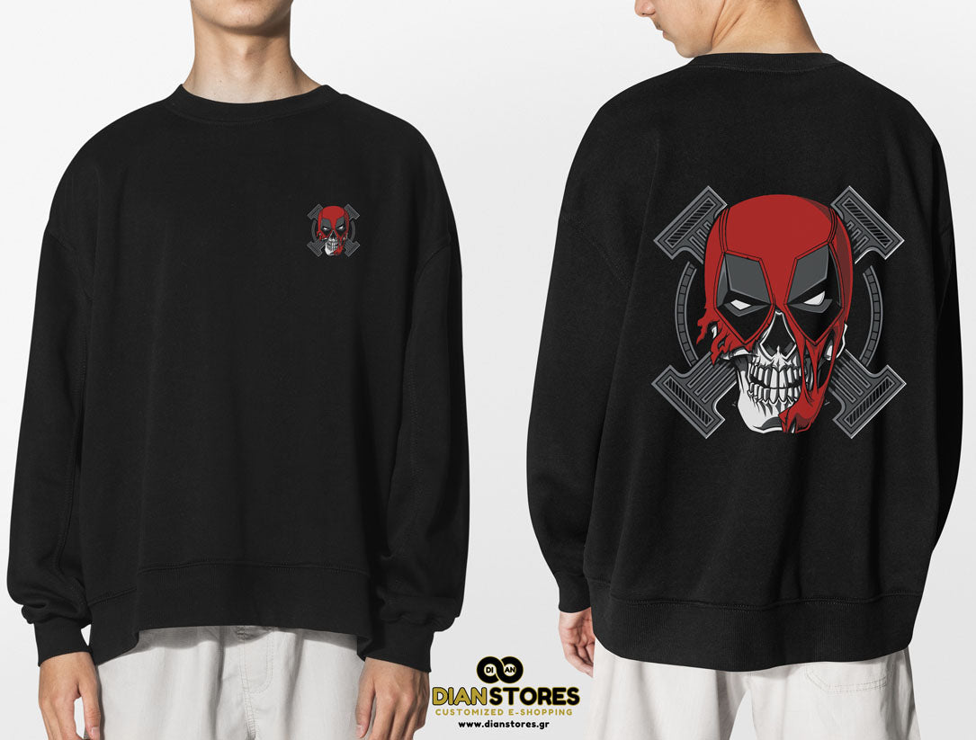 Φούτερ Μπλόυζα Deadpool Skull