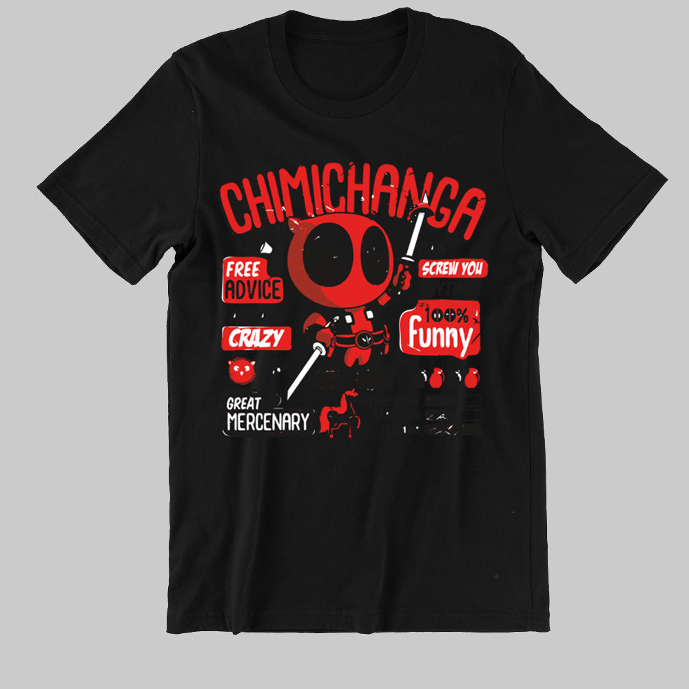 T-Shirt Superheroes Deadpool Chimichanga