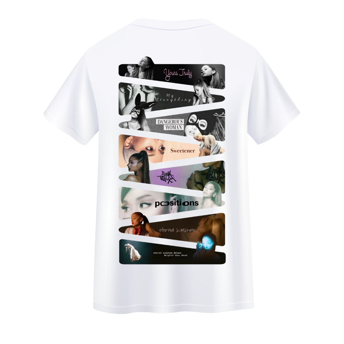 T-shirt Ariana Grande Albums