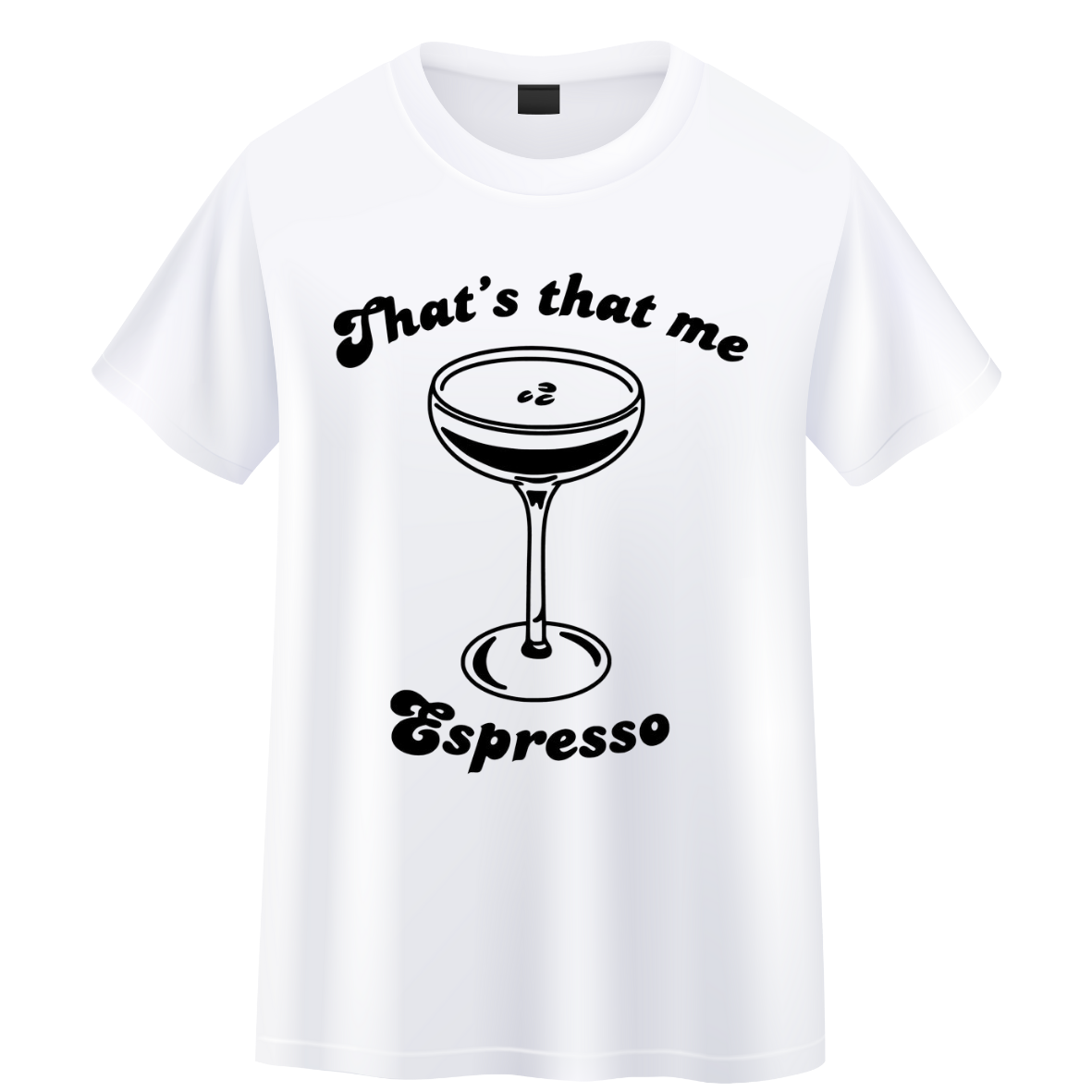 T-shirt That's that me Espresso