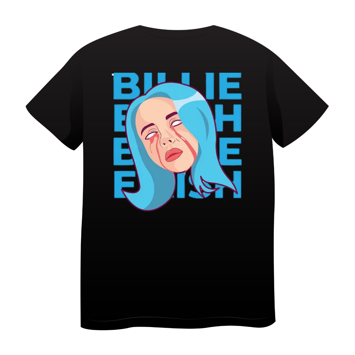 T-shirt Billie Eilish Blue