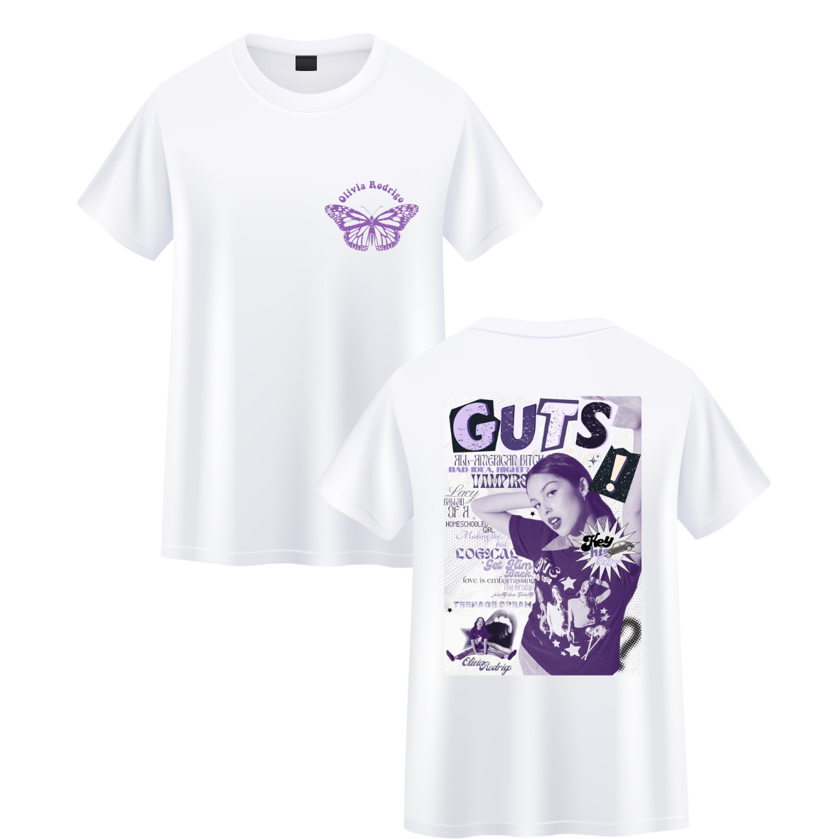 T-shirt Olivia Rodrigo Guts Tour