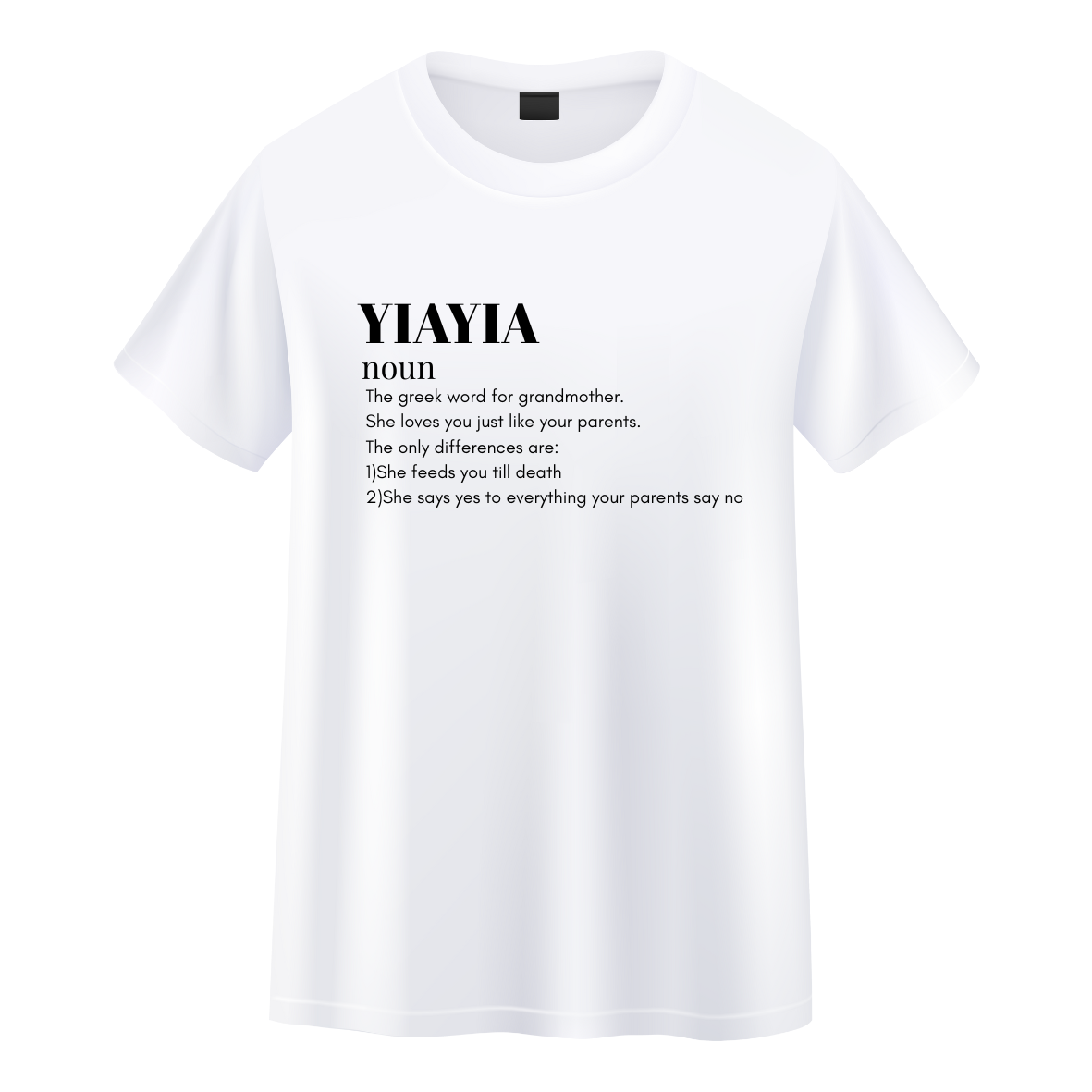 T-shirt Memes YIAYIA
