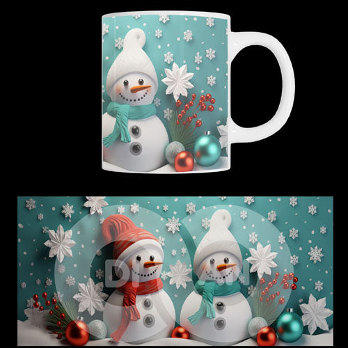 Κούπα χριστουγεννιάτικη Snowmen (20806)