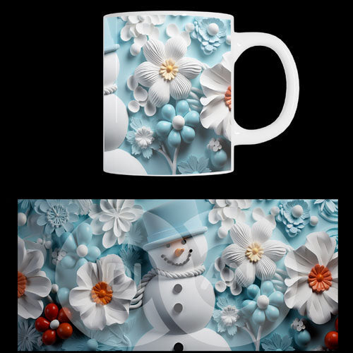 Κούπα χριστουγεννιάτικη Snowmen (20870)