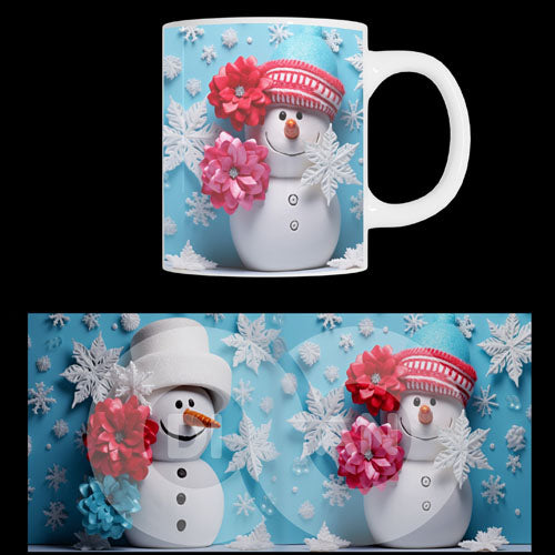 Κούπα χριστουγεννιάτικη Snowmen (20871)