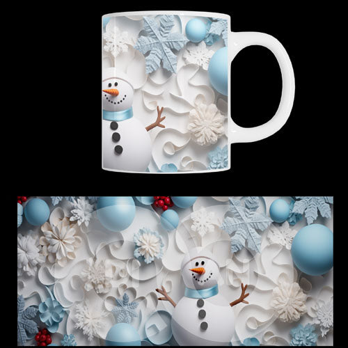 Κούπα χριστουγεννιάτικη Snowmen (20878)