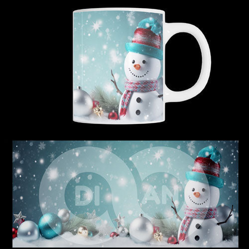 Κούπα χριστουγεννιάτικη Snowmen (20888)