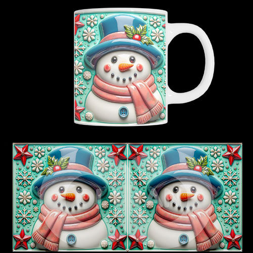 Κούπα χριστουγεννιάτικη Snowmen (20970)