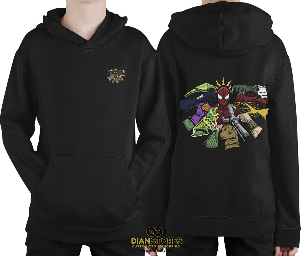 Φούτερ με κουκούλα Spider-Yaga