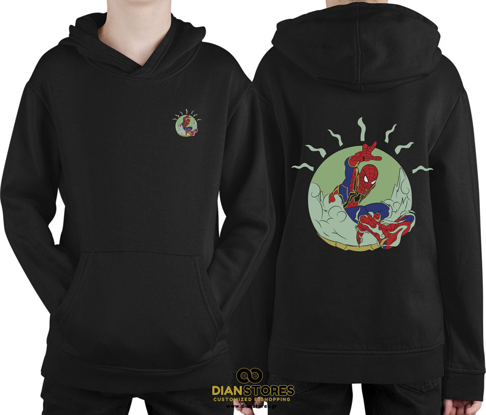 Φούτερ με κουκούλα Spiderman
