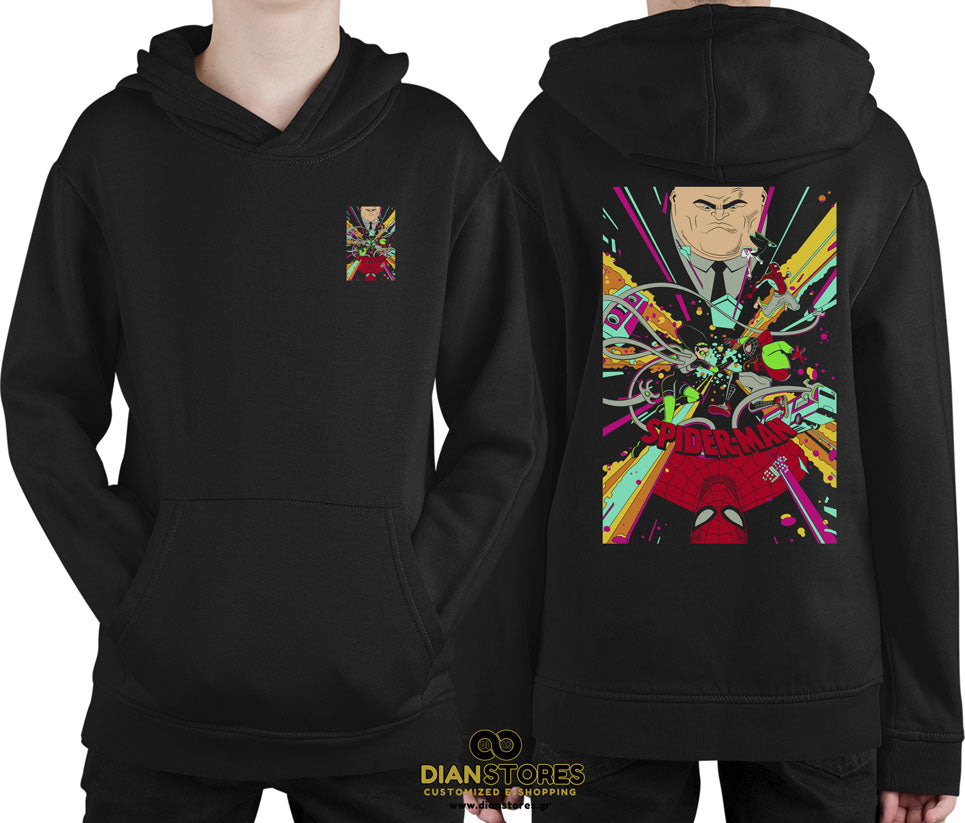 Φούτερ με κουκούλα Spiderman