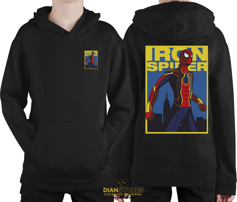 Φούτερ με κουκούλα Spiderman