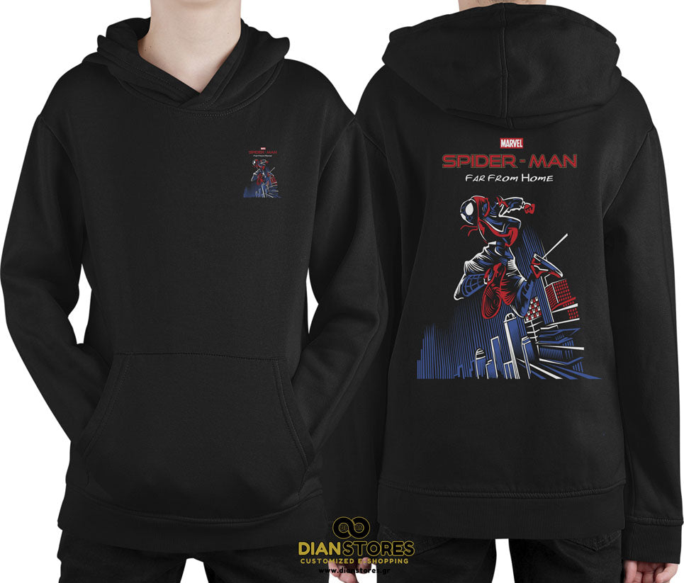 Φούτερ με κουκούλα Spiderman