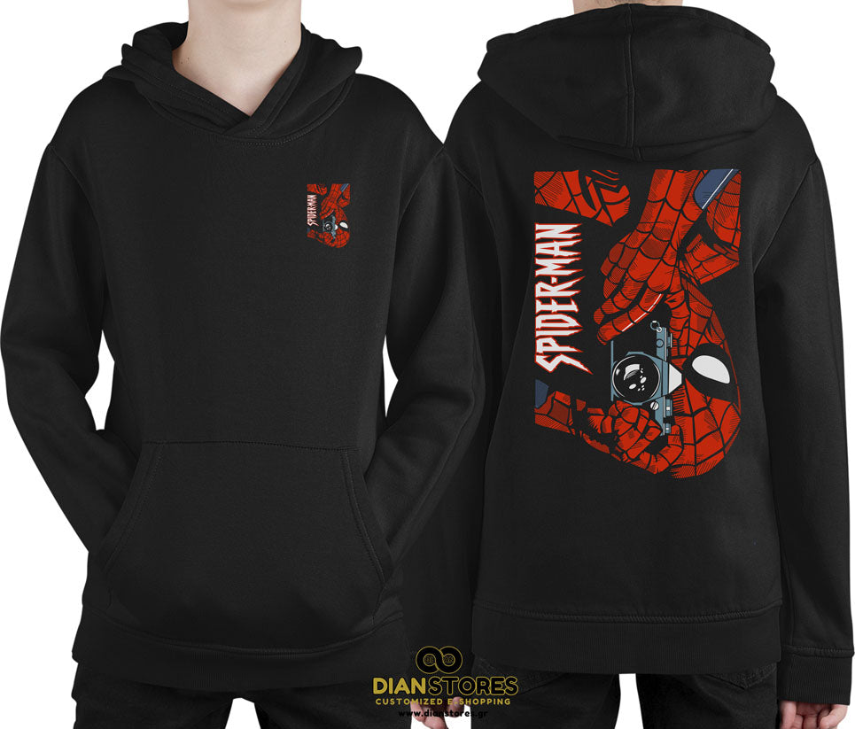 Φούτερ με κουκούλα Spiderman