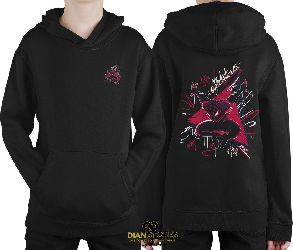 Φούτερ με κουκούλα Spiderman