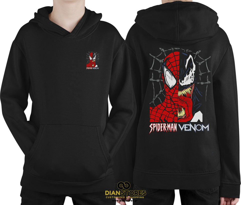 Φούτερ με κουκούλα Spiderman