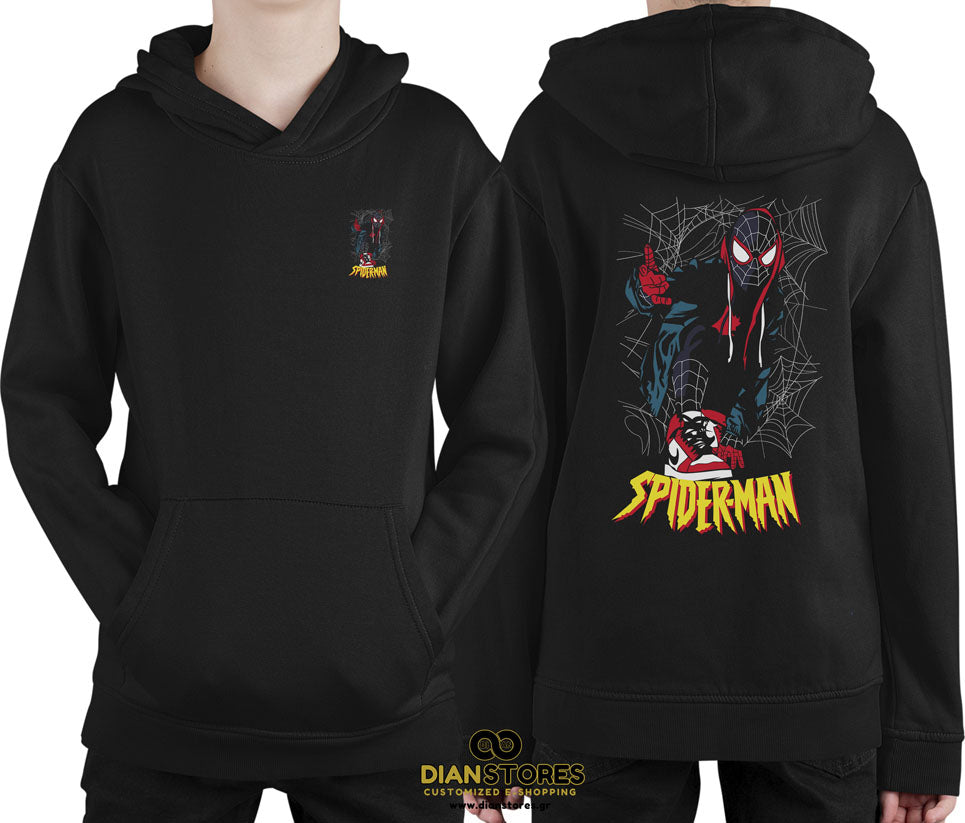 Φούτερ με κουκούλα Spiderman