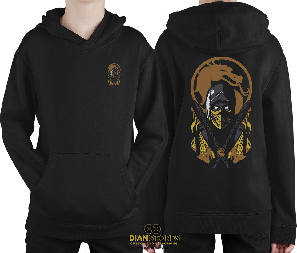 Φούτερ με κουκούλα Scorpion Mortal Komba
