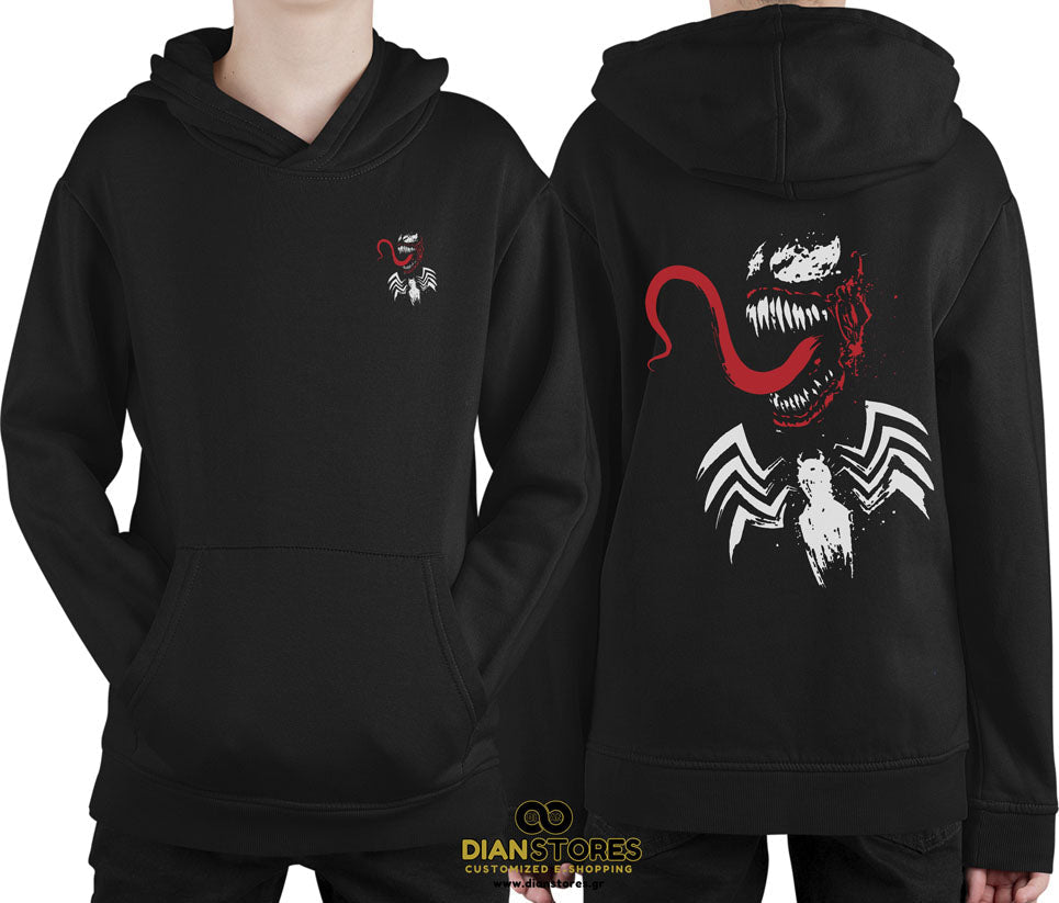 Φούτερ με κουκούλα Venom