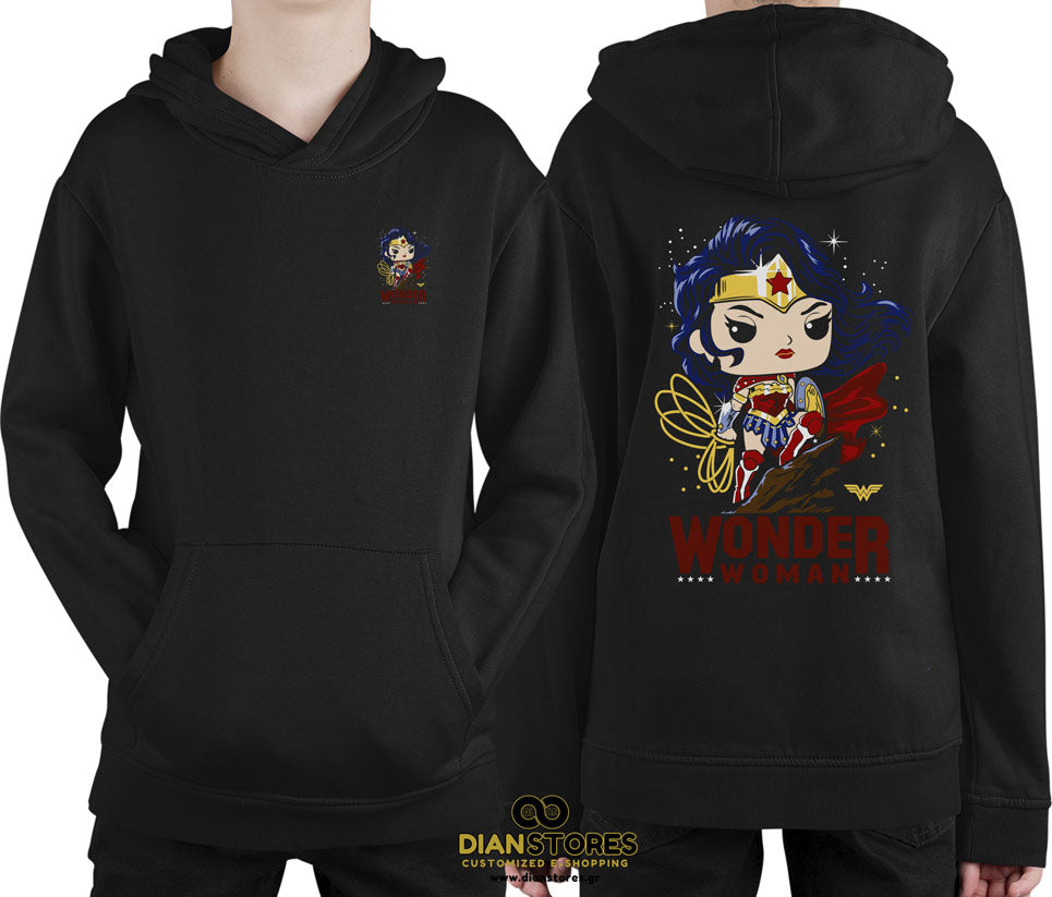 Φούτερ με κουκούλα Wonder Woman
