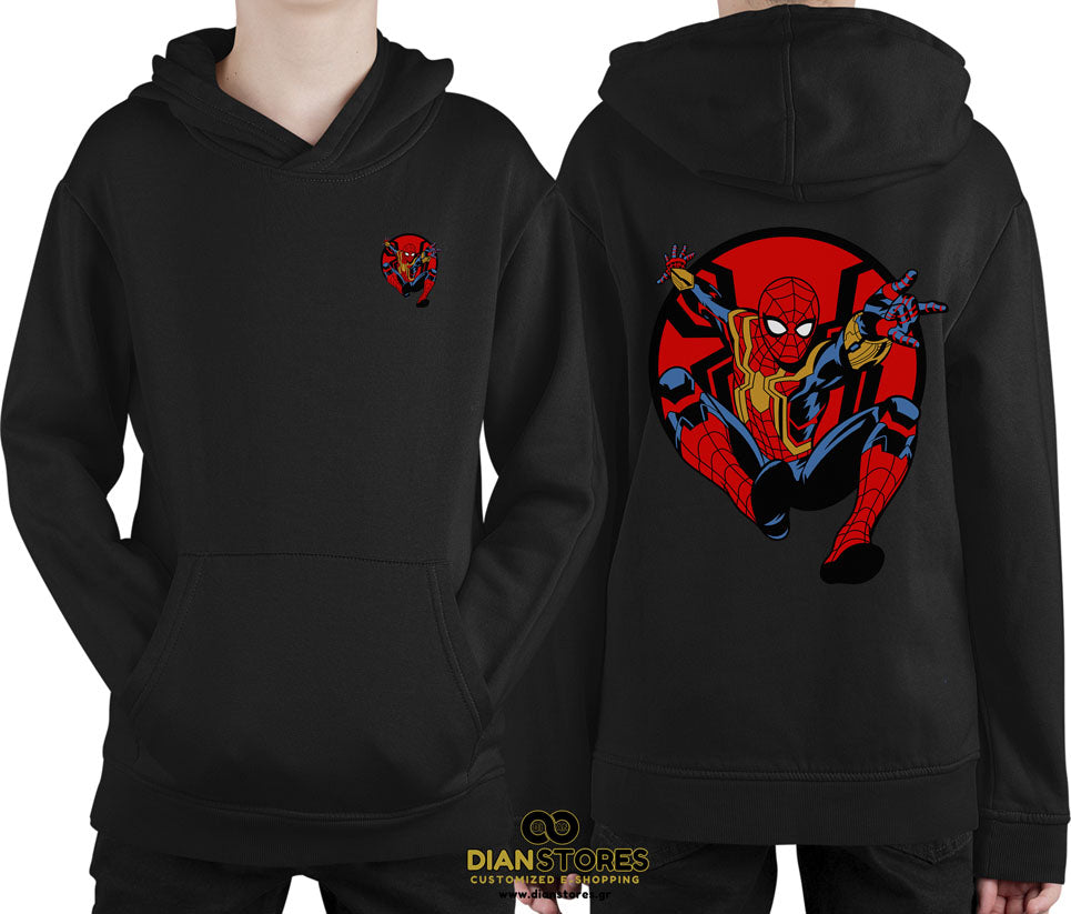Φούτερ με κουκούλα Spiderman