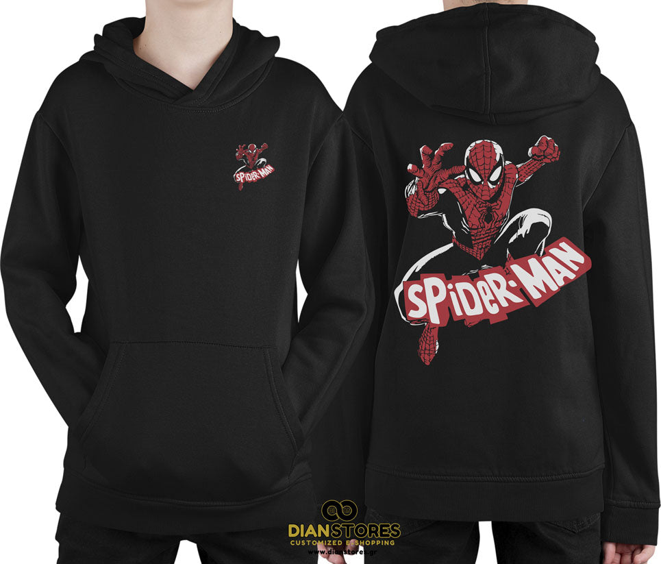 Φούτερ με κουκούλα Spiderman