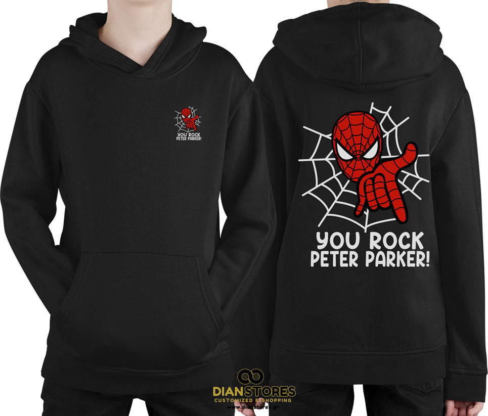 Φούτερ με κουκούλα Spiderman