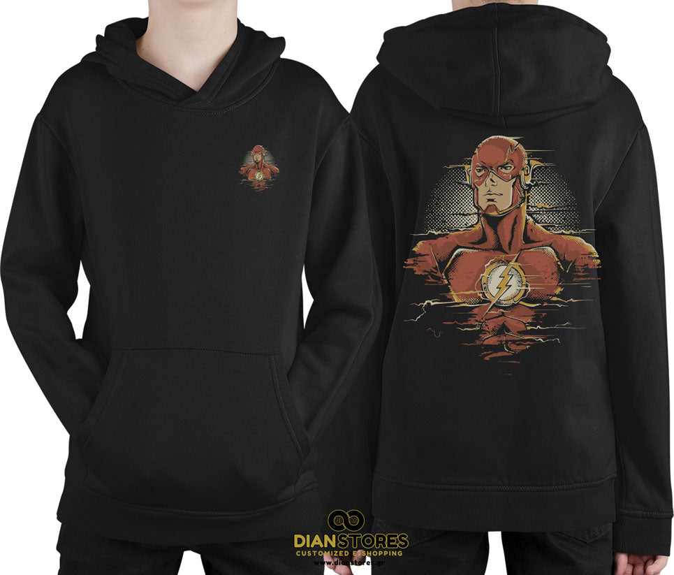 Φούτερ με κουκούλα Flash