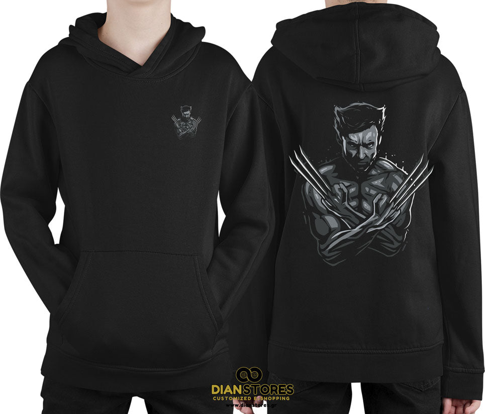 Φούτερ με κουκούλα Wolverine