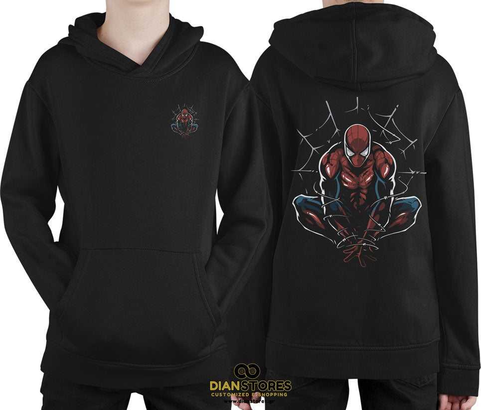 Φούτερ με κουκούλα Spiderman