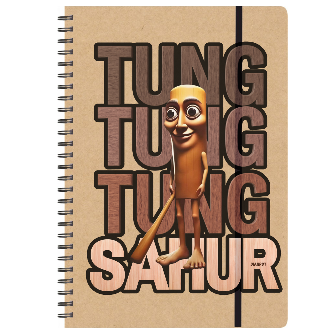 Tung Tung Sahur Τετράδιο Σπιράλ