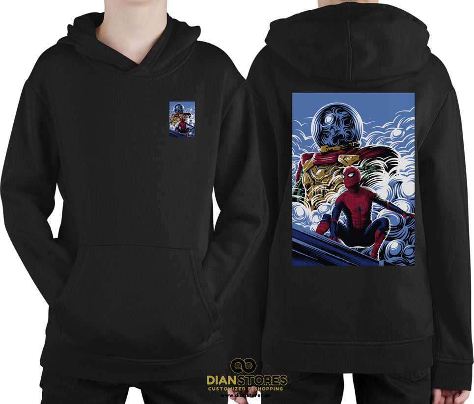 Φούτερ με κουκούλα Spiderman