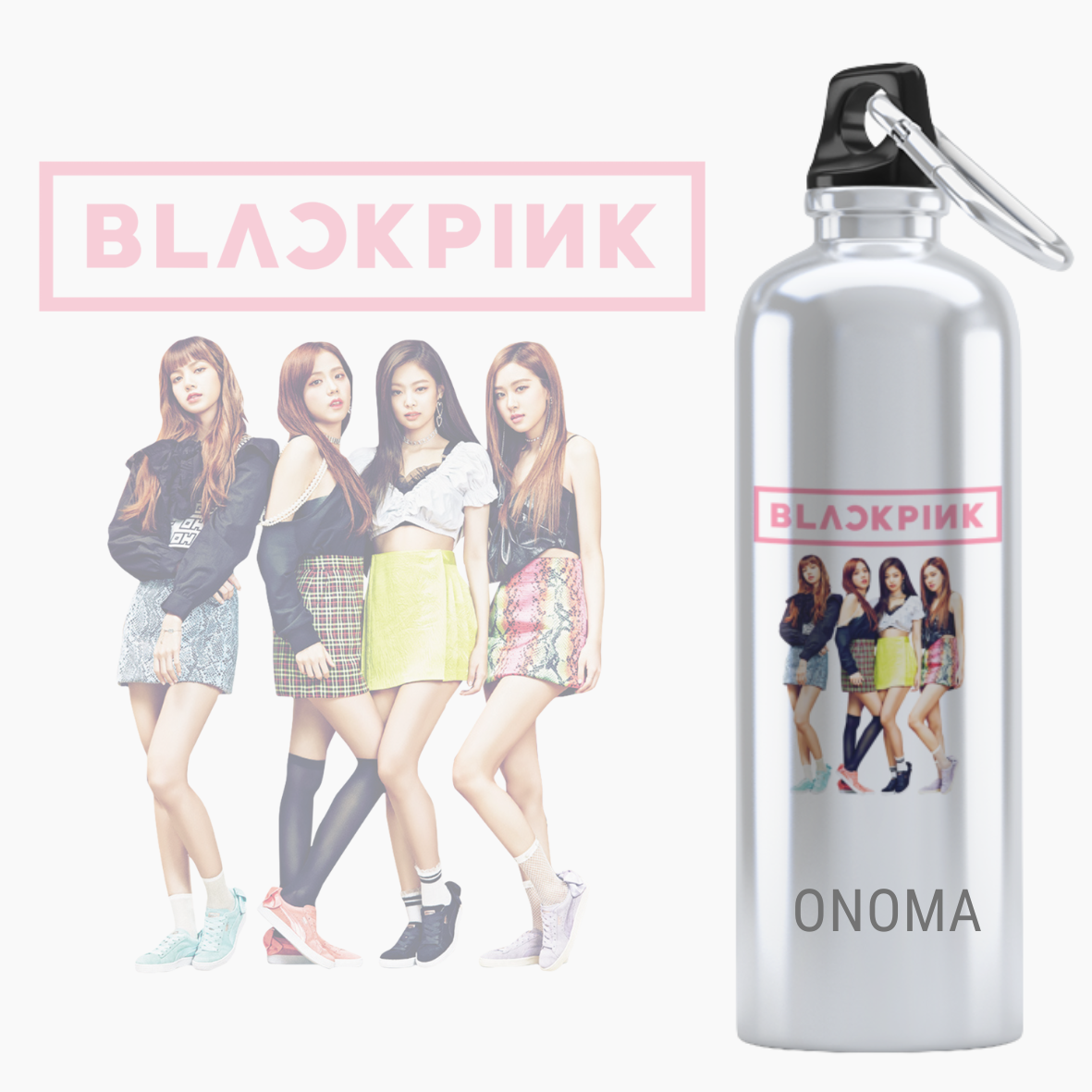 Black Pink Girls Παγούρι