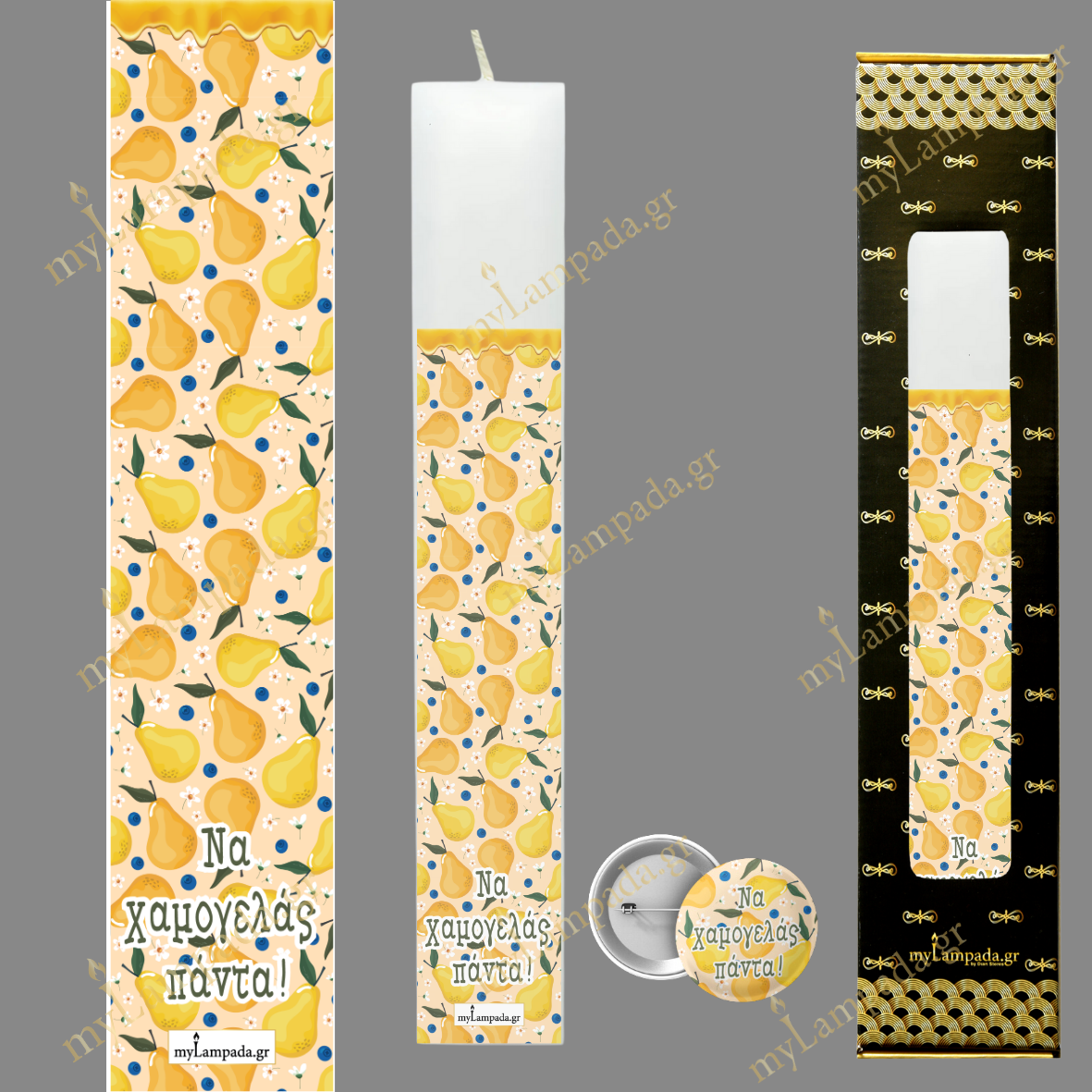 Λαμπάδα MOTIBA ME ΦΡΟΥΤΑ