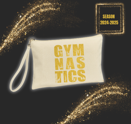 Νεσεσέρ μαύρο βαμβακερό πάνινο GOLD GLITTER ΓΑΣ Καλύβια season 2024-2025