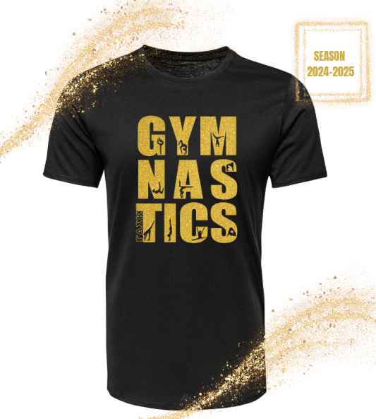 T-SHIRT Gold Glitter Gymnastics ΓΑΣ Καλύβια season 2024-2025