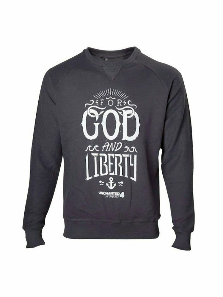 DIFUZED UNCHARTED 4 - FOR GOD AND LIBERTY SWEATER - SIZE XL (SW302030UNC-XL)