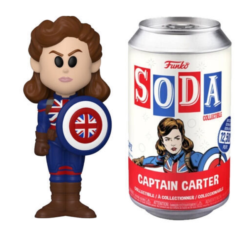 Funko Vinyl Soda Marvel: What If...? - Captain Carter* Collectible Figure