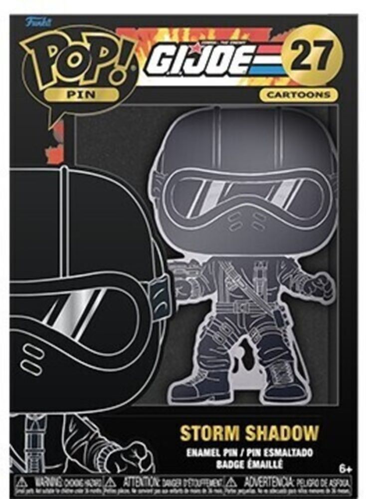 Funko Pop! Cartoons Pin: GI Joe - Snake Eyes* #27 Large Enamel Pin (GIJPP0006)