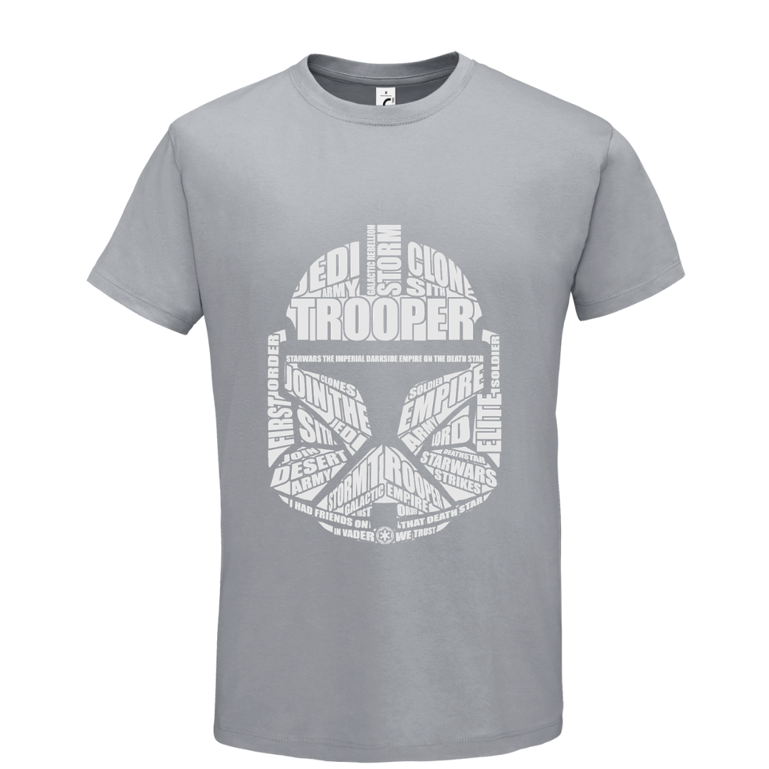 T-shirt με ψηφιδωτή σταμπα Typograhy Storm trooper Join the empire Starwars