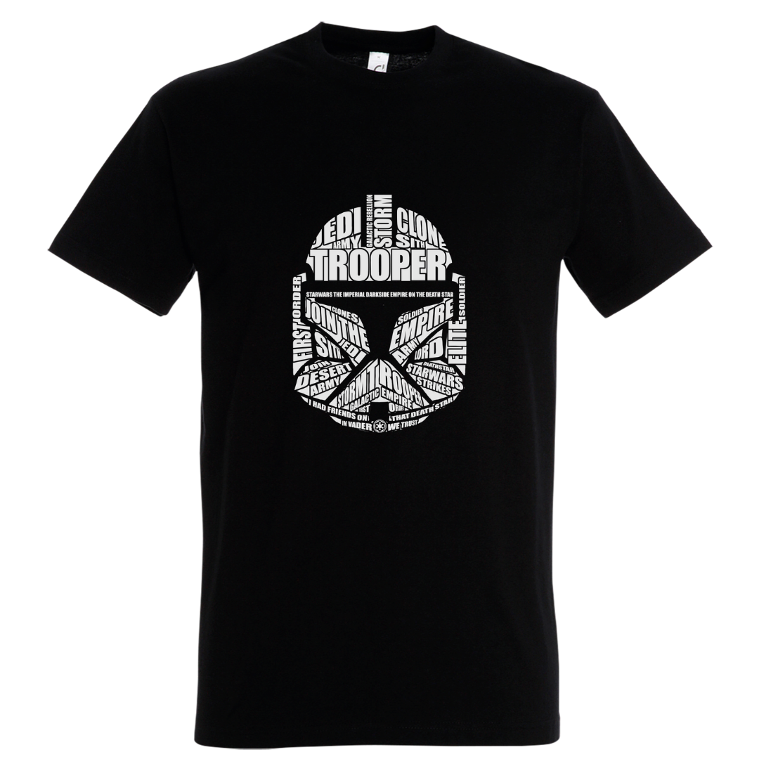 T-shirt με ψηφιδωτή σταμπα Typograhy Storm trooper Join the empire Starwars