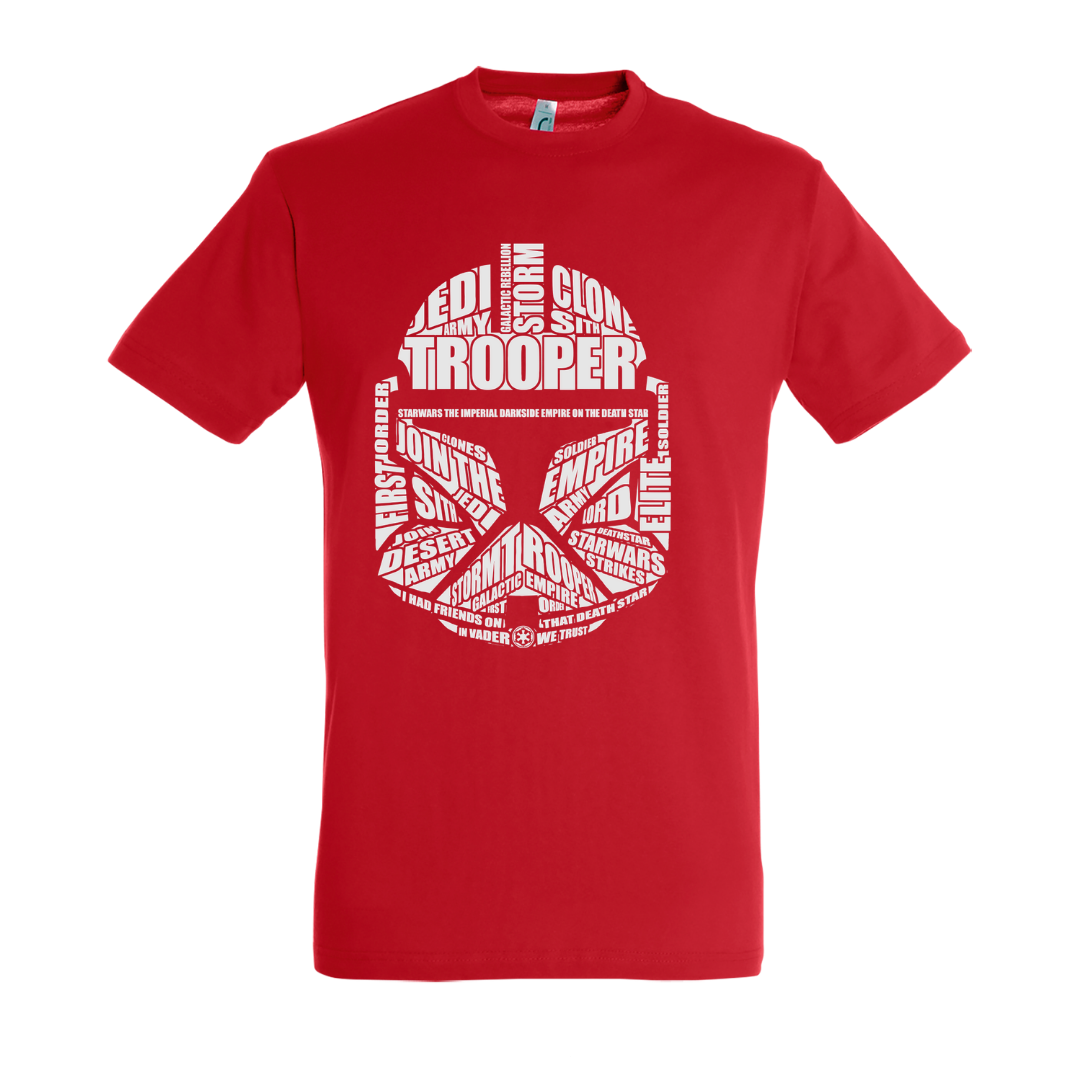 T-shirt με ψηφιδωτή σταμπα Typograhy Storm trooper Join the empire Starwars