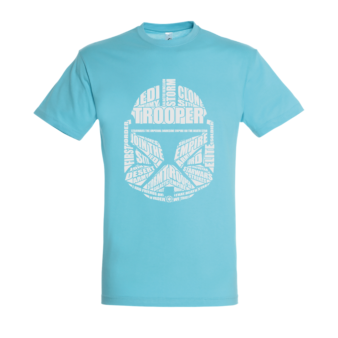 T-shirt με ψηφιδωτή σταμπα Typograhy Storm trooper Join the empire Starwars