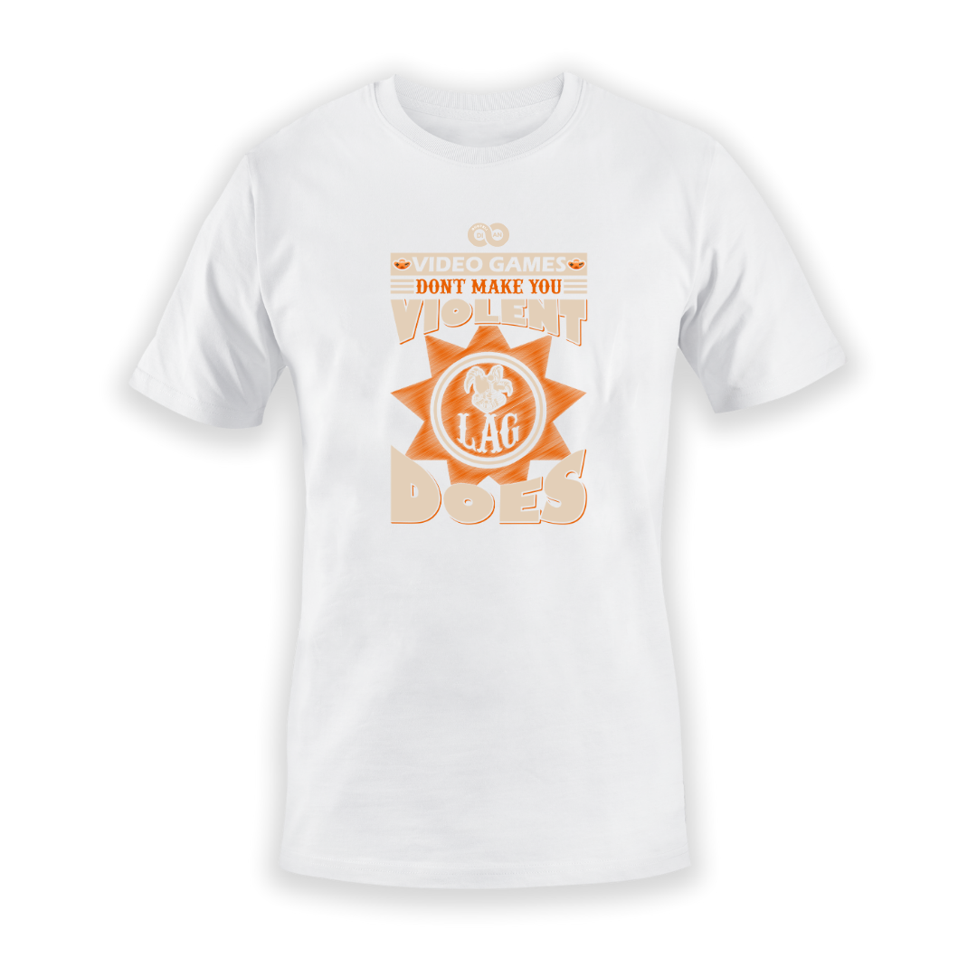Τ-shirt Gaming Don’t make me violent Lag does