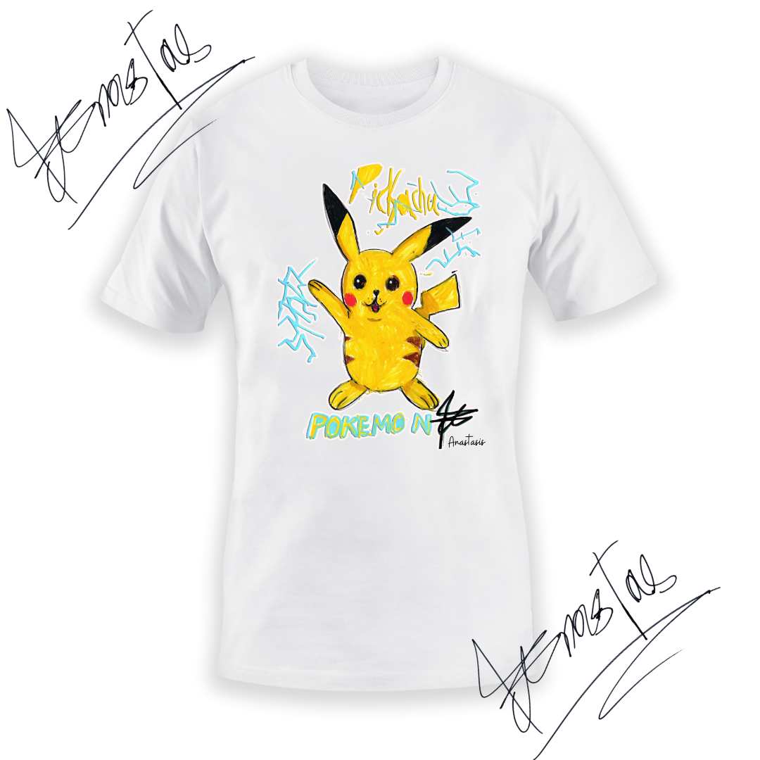 Τ-shirt By Anastasis pickachu