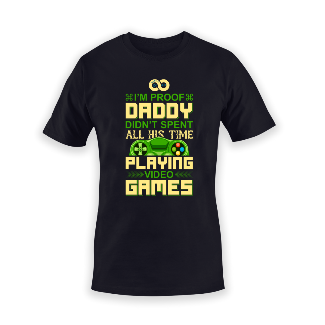 Τ-shirt Gaming Daddy playing games