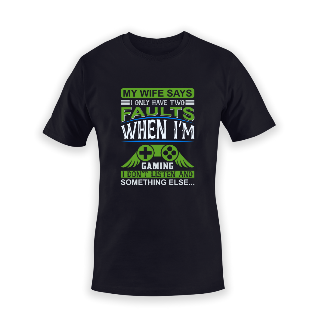 Τ-shirt Gaming My wife says
