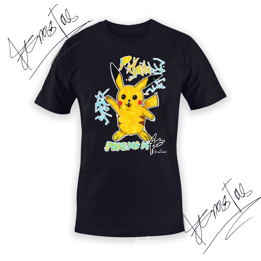 Τ-shirt By Anastasis pickachu
